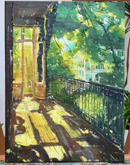 The Balcony Beneath the Leaves