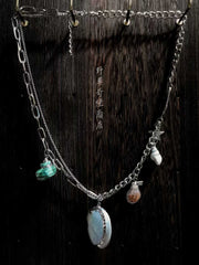 Electroplated Shell Necklace