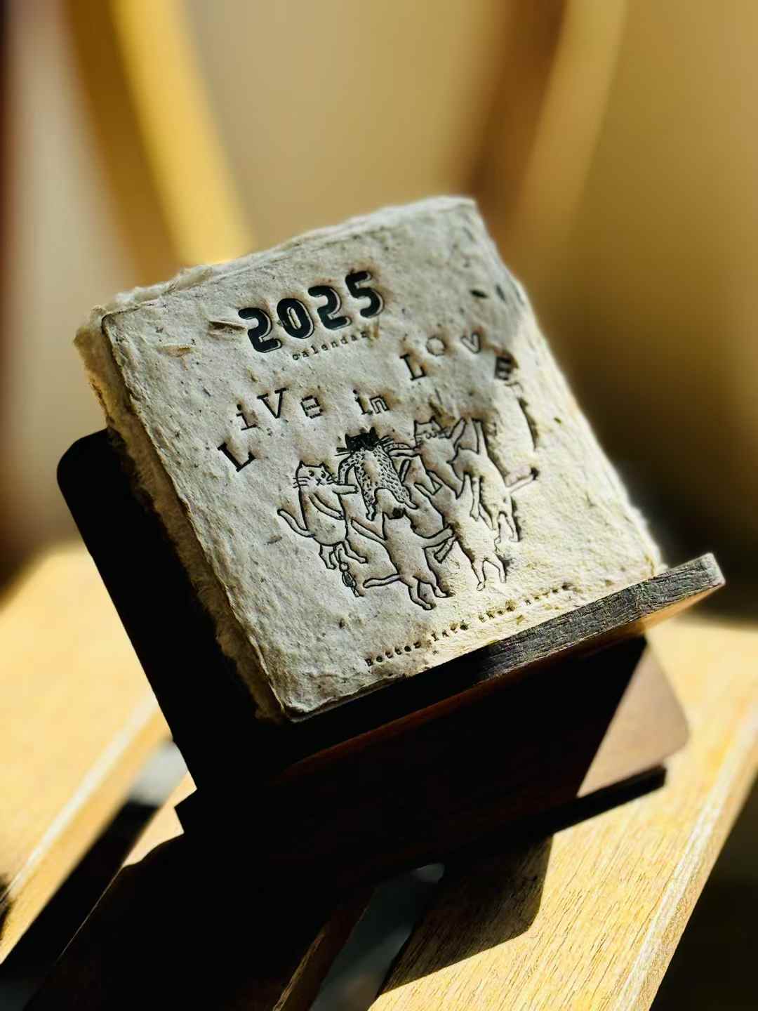 Handmade Paper Calendar 2025