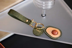 Sylphid’s Sprout – Avocado Leather Strings