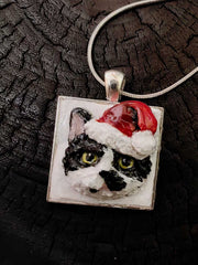 Soft Ceramic Handmade Pet Brooch/Necklace Tag
