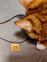 Soft Ceramic Handmade Pet Brooch/Necklace Tag