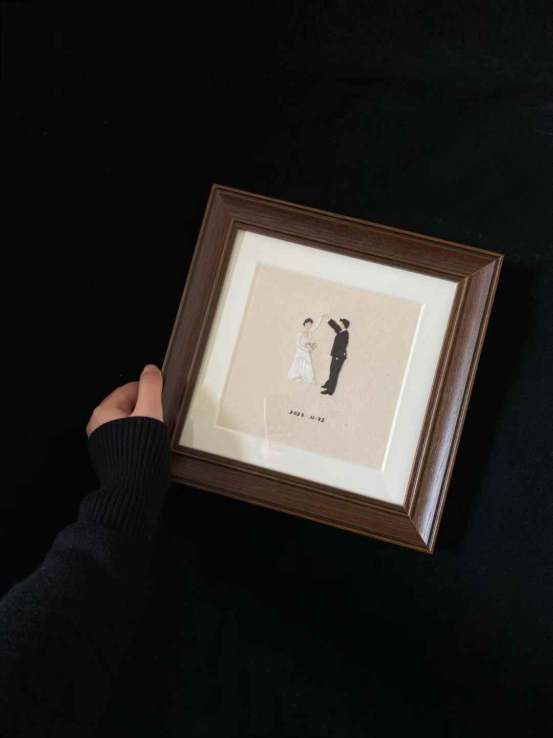 Customised Hand Embroidery(Double Figure)