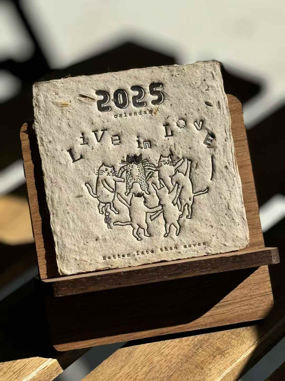 Handmade Paper Calendar 2025