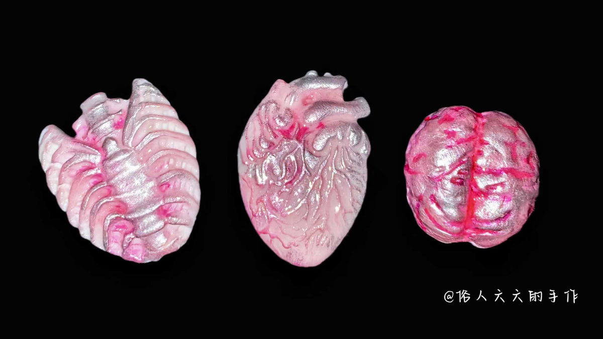 Soft Ceramic Handmade Organ (3pcs)