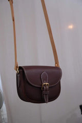 Sylphid’s Wayfarer – First-Layer Cowhide Saddle Bag (Multiple Colors)